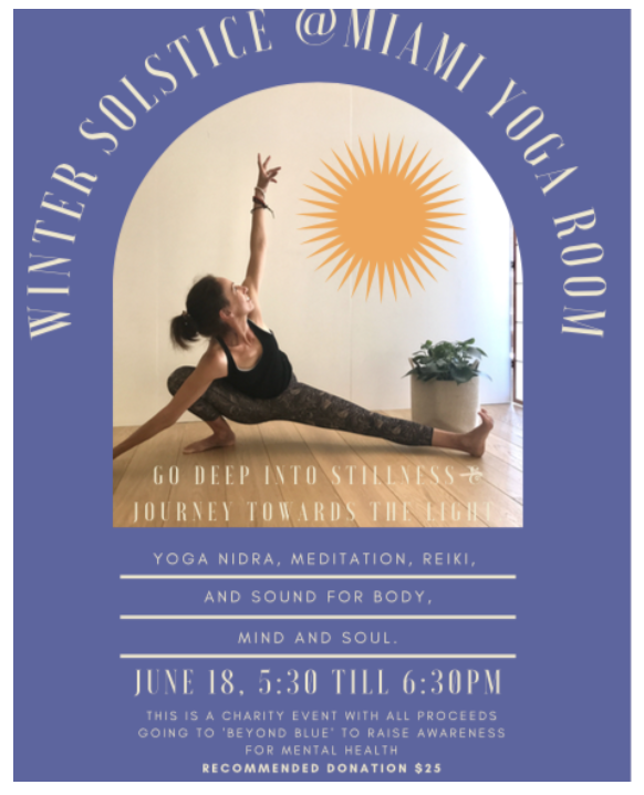 WINTER SOLSTICE - YOGA NIDRA AND MOVIE NIGHT, FRIDAY, JUNE 18